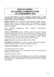 Procès verbal du Conseil Communautaire du 2 mars 2026